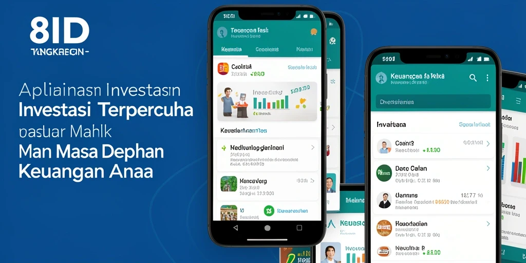 Tampilan antarmuka 8ID dengan fitur investasi yang lengkap.